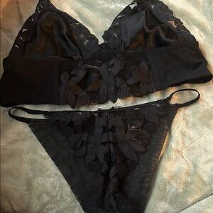 Black Lace Lingerie Set